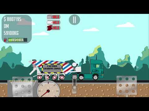 COOL GAME TRUCKER JOE TRANSPORTING CONCRETE TO A COPPER MINE CONSTRUCTION SITE