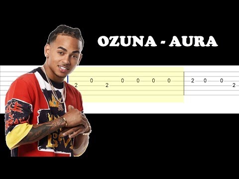 Ozuna - Aura ft Arthur Hanlon (Easy Guitar Tabs Tutorial)
