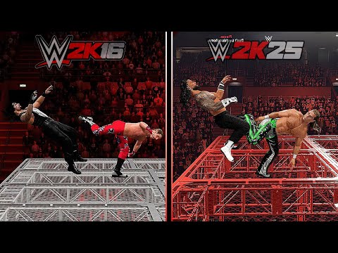 Best Extreme FINISHERS in WWE 2K16 Vs. WWE 2K25!