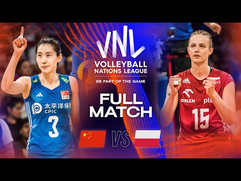 🇨🇳 CHN vs. 🇵🇱 POL - Full Match | Semifinals | Women's VNL 2023
