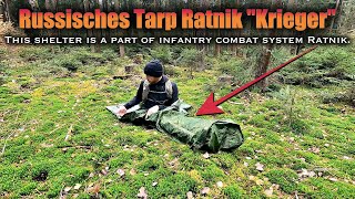 Ratnik Universal-Unterstand Zelt / Tarp / Shelter / Bodenplane - New Plash Palatka -