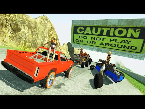 GOD MODE High Speed Downhill - BeamNG DRIVE