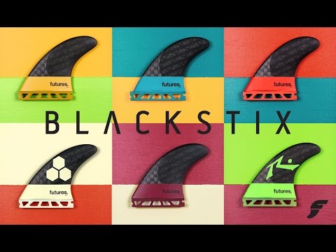 Futures QD2 3.75 Small Blackstix Quad Rear Fins - Image 2