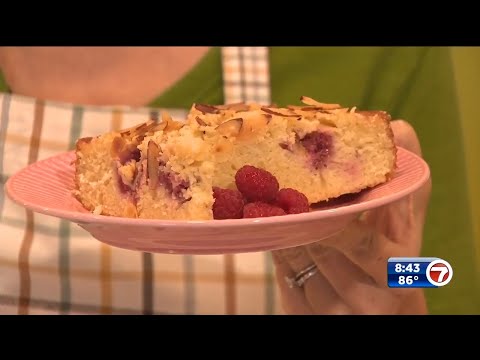 How to make Raspberry Almond Ricotta Cake