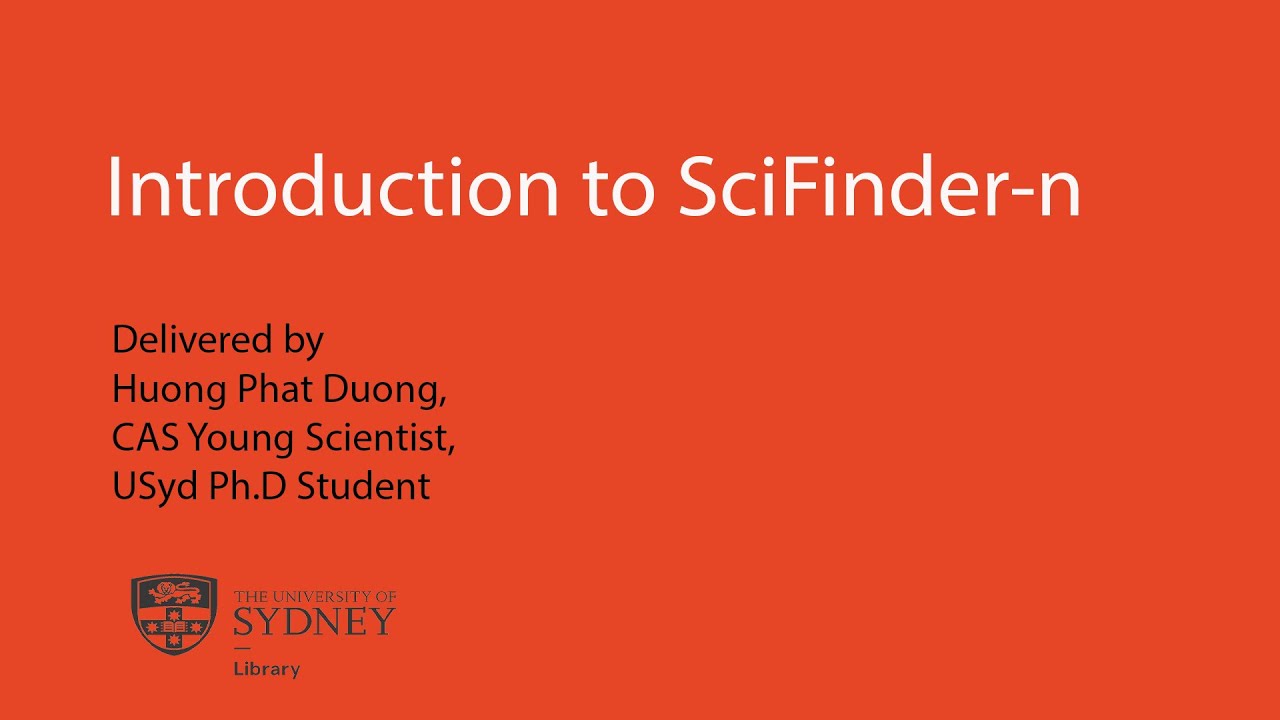 Introduction to SciFinder-n
