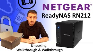 The Netgear ReadyNAS RN212 NAS Unboxing, Walkthrough and Talkthough with SPAN.COM