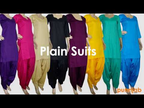 Plain punjabi suits