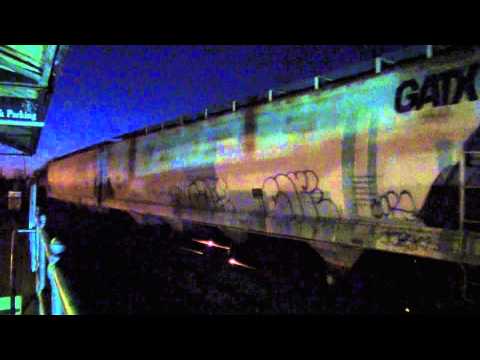 CSX Q301 Restricted Speed Really Early With Waving Engineer At Bound Brook