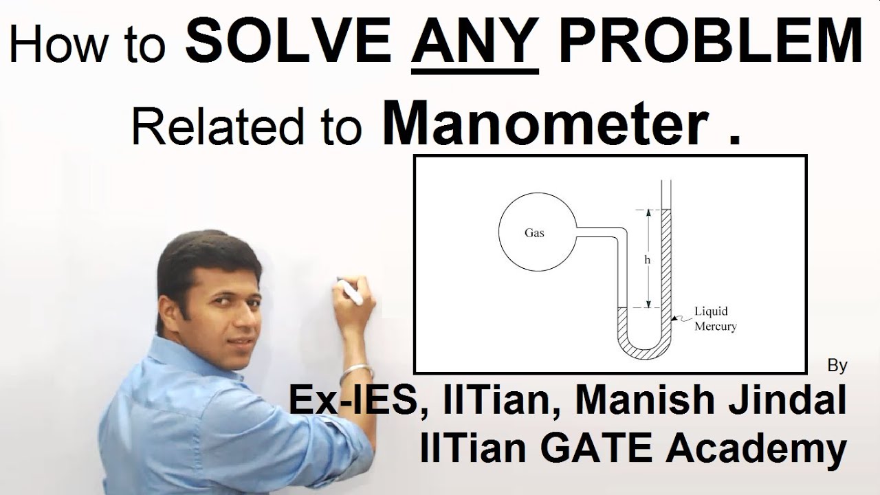 How to Solve ANY Problem Related to Manometer, Ch 02, L 02, Fluid Mechanics