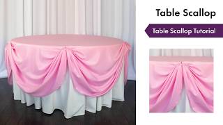 Table Scallop Tutorial | How To Setup | eFavormart.com