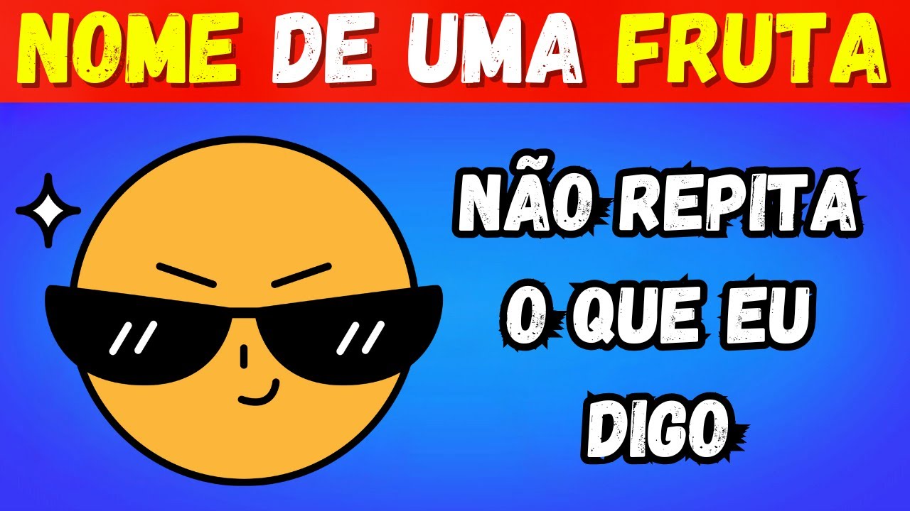 NÃO DIGA O MESMO QUE EU 😎 Você consegue me VENCER neste QUIZ INSANO?