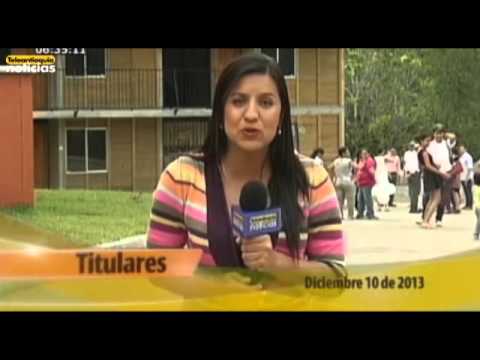 Titulares Teleantioquia Noticias AM martes 10 de diciembre de 2013