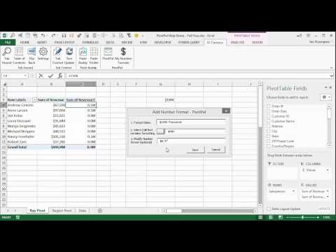 Introduction to Pivot Tables Charts and Dashboards in Excel Part 1