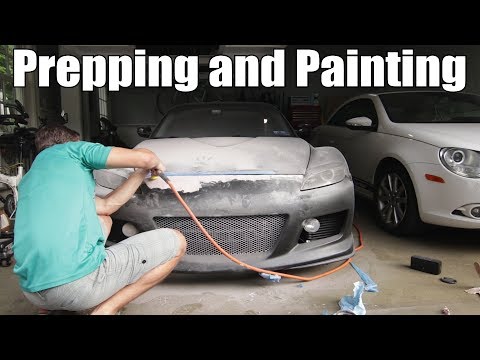 Prepping and Painting the Mazda RX8 M1 Bumper (Part 2)