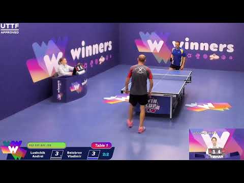 WINners CUP table 1 15.09 Lushchik Andrei - Belobrov Vladimir 16:30