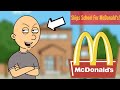 Classic Caillou Skips School For McDonald S And Gets Suspended Grounded