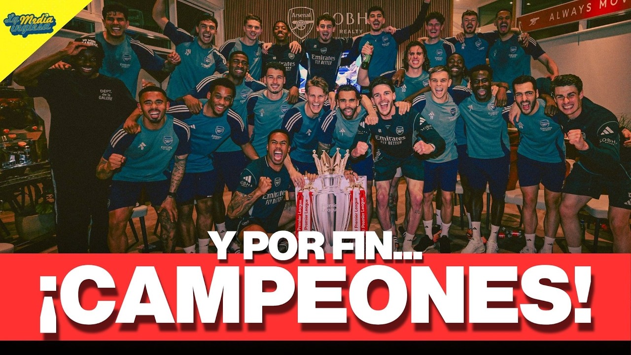EL ARSENAL GANA LA PREMIER LEAGUE TRAS 22 AÑOS