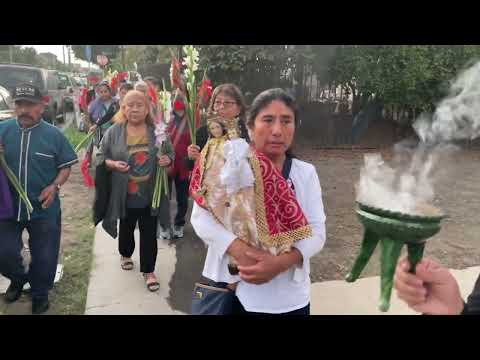 SANTA MARIA XOCHIXTEPEC 2022-Procesión de La Virgen Maria del Rosario