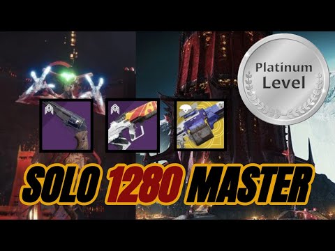 Solo 100K - 1280 Master Ordeal Nightfall (Platinum Rank) - Scarlet Keep - Destiny 2 (PS5)