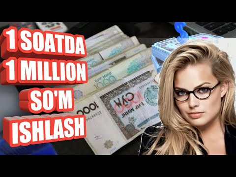 Tez koring. 1 Soatda 1 million so'm ishlash  - Telefonda qanday qilib pul ishlash