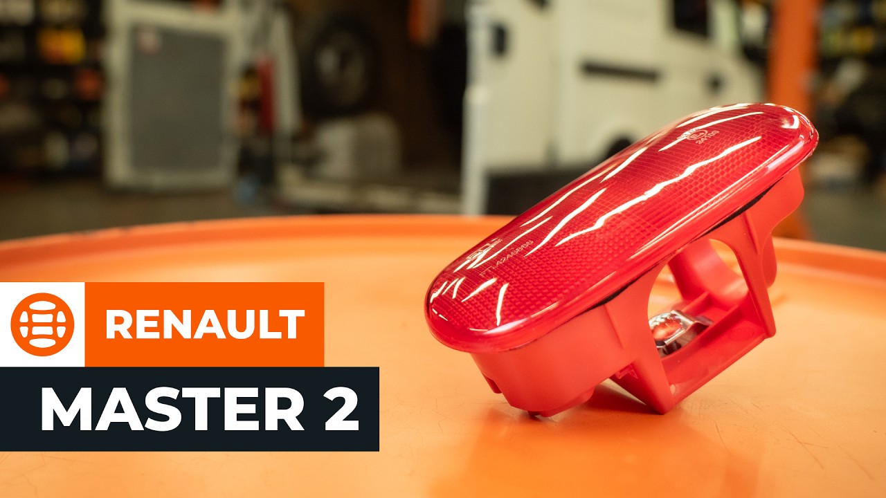 Come cambiare luce d'arresto supplementare su Renault Master 2 van - Guida alla sostituzione