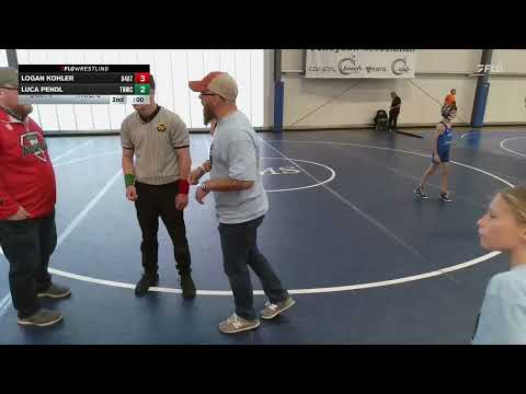 60 lbs Rr Rnd 1   Logan Kohler, 84 Athletes vs Luca Pendl, TNWC