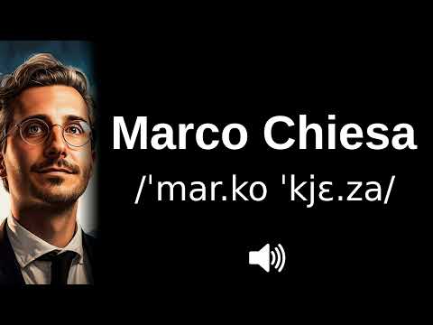 🇨🇭 How to pronounce Marco Chiesa (CORRECTLY!)