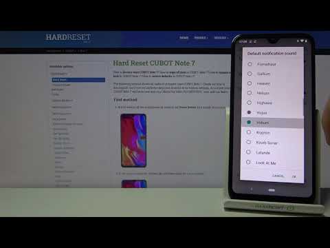 How to Check All Notifications Sounds on CUBOT Note 7 - All Preloaded Tones on CUBOT Smartphone
