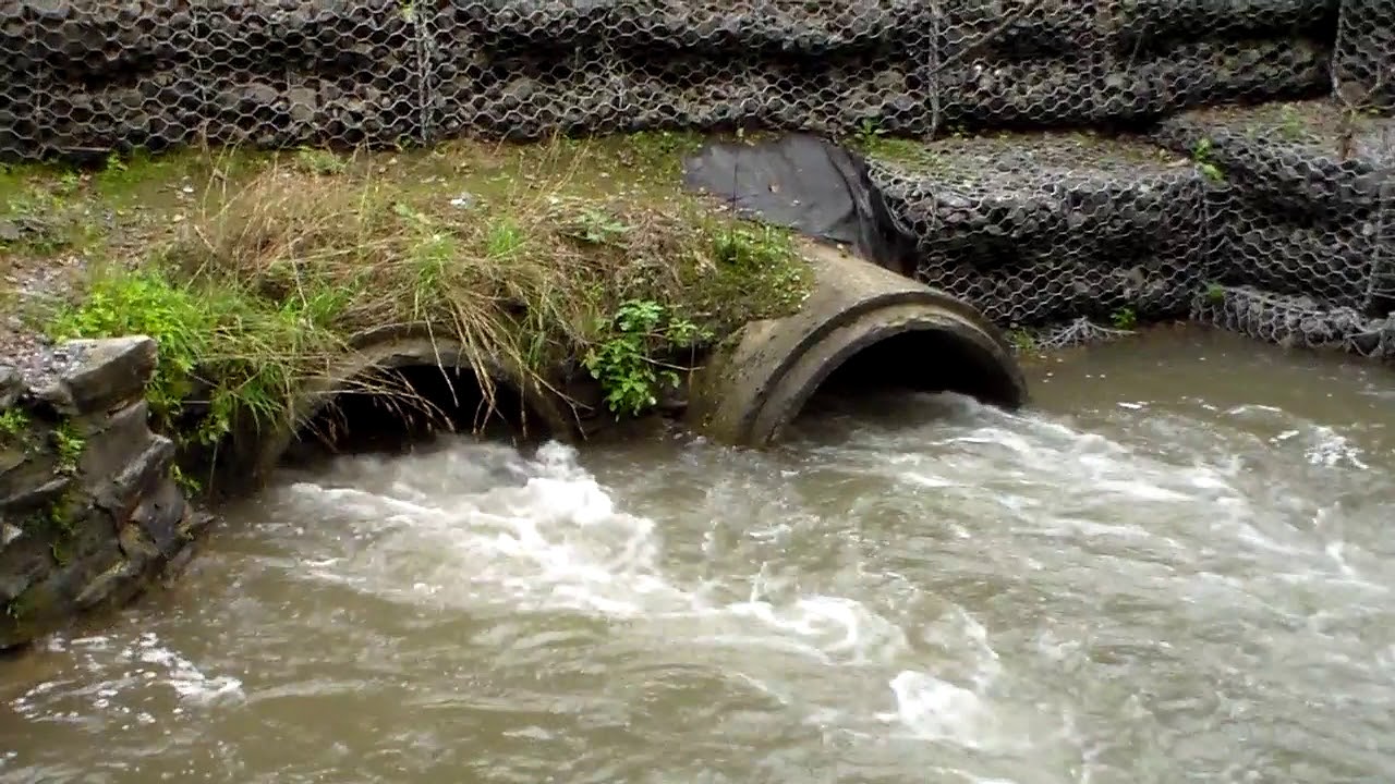 Understanding Flow - Double 60 Inch Concrete Culverts  / 32 Million Gallons Per Day Discharge