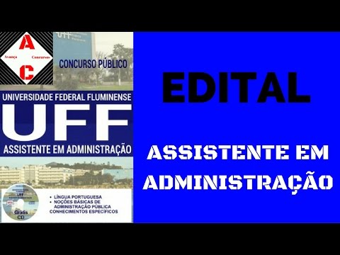 Edital Concurso UFF 2016 - Assistente em Administração