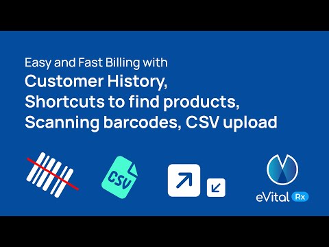 Easy & Fast Billing with eVitalRx Pharmacy Software