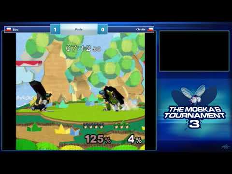 The Moska's 3 SSBM - Bou (Black Marth) vs Clavita (Green Marth) - Pools