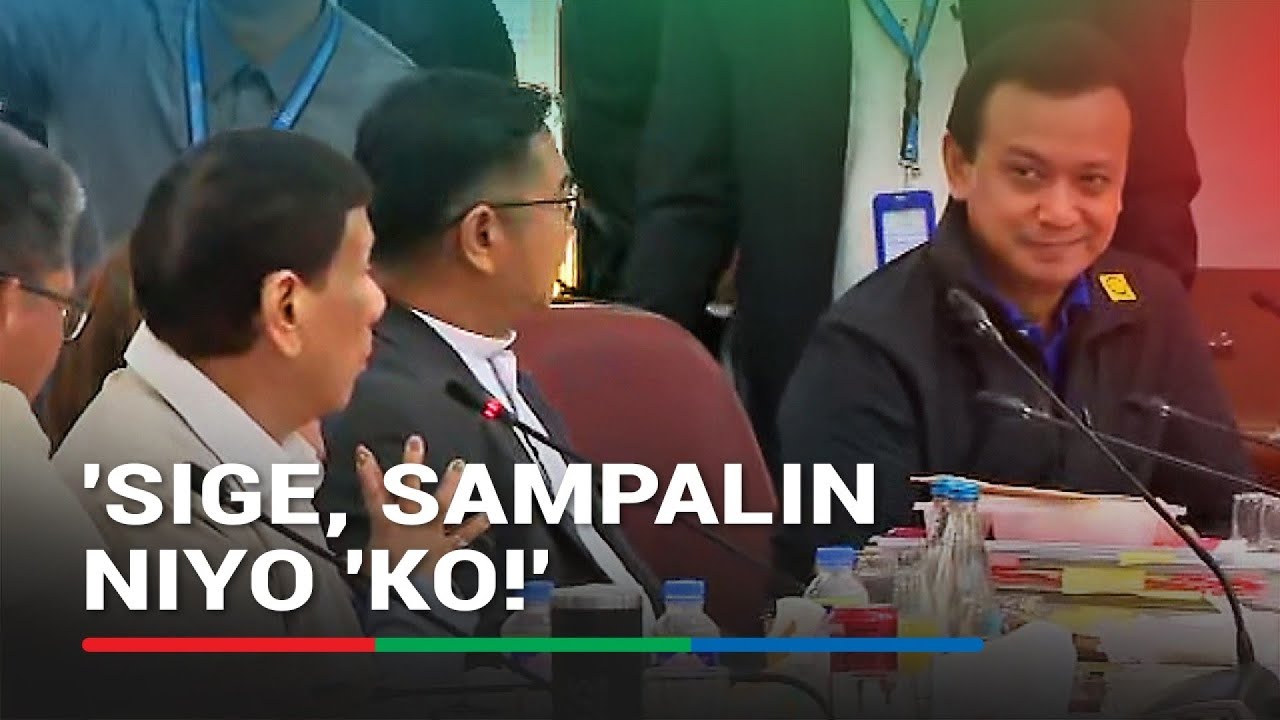 Trillanes pumayag magpasampal kay Duterte kapalit ng pirma sa bank waiver | ABS-CBN News