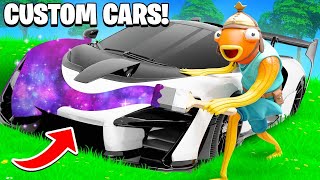 I Drove *CUSTOM* Vehicles in Fortnite!