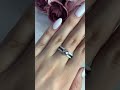 Silver ring with ceramics