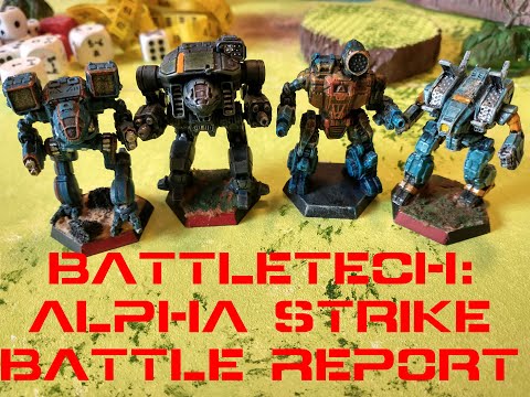 BATTLETECH: ALPHA STRIKE BATTLE REPORT - Wolcott Campaign  - Part 1