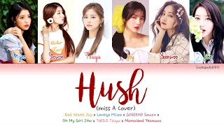 Download lagu Joy x Mijoo x Sowon x Jiho x Tzuyu x Yeonwoo _ ‘Hush’ (miss A Cover)Lyrics [Color Coded_Han_Rom_Eng] mp3