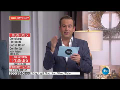 HSN | Concierge Collection Bedding 10.26.2016 - 10 PM