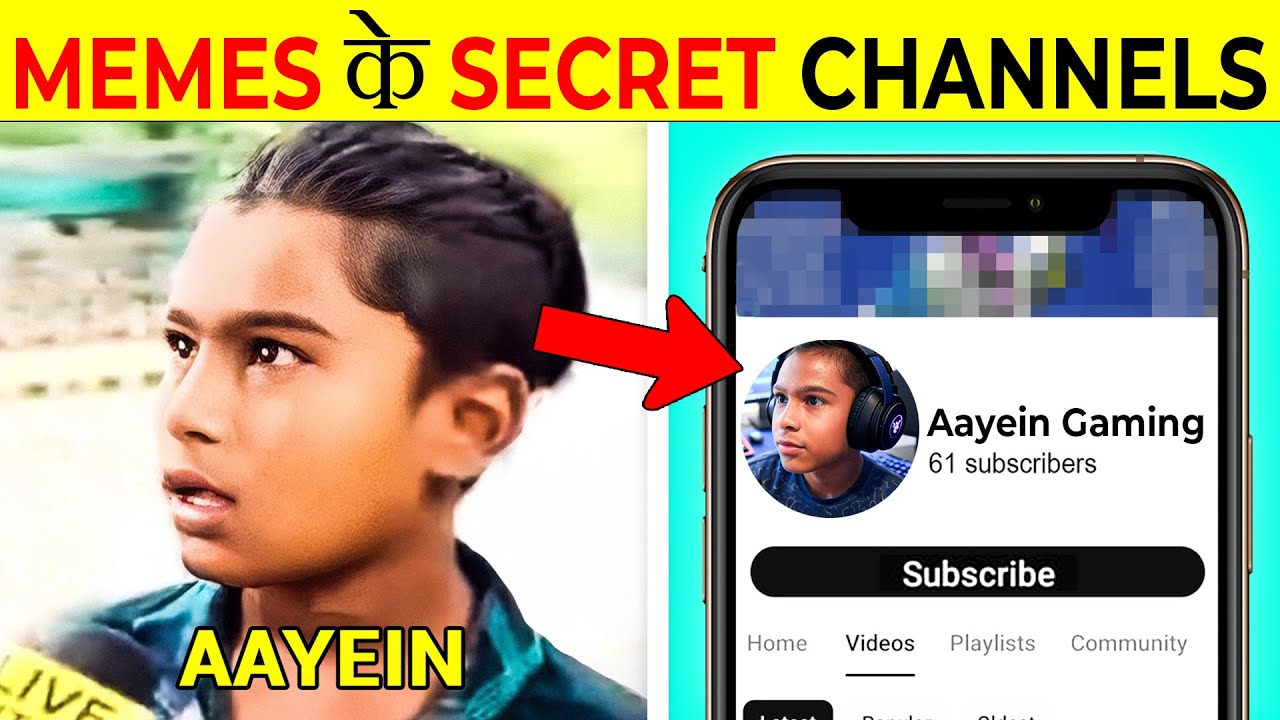 Secret Channels of Famous Memes