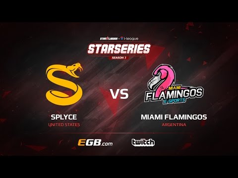 [EN] Splyce vs Miami Flamingos, map 1 overpass, SL i-League StarSeries Season 3 NA Qualifier