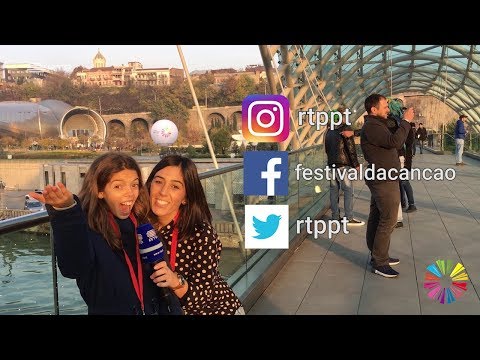 #JESC: Mariana Venâncio gets to know Georgia's capital: "Tblisi is amazing" | RTP