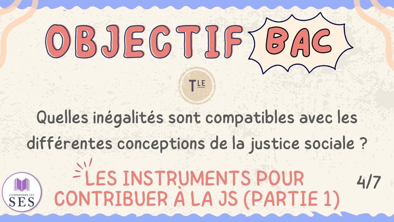 [BAC] Cours Justice Sociale - Les instruments pour contribuer à la justice sociale - Partie 1