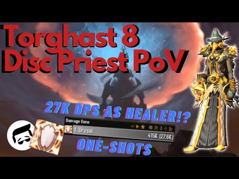 GODLIKE DAMAGE, 100k+ HP | Disc Priest PoV | Torghast 8