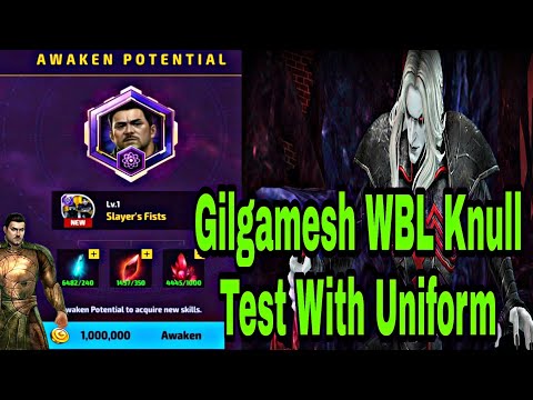 Gilgamesh Awakening Skill Review And WBL Knull Clear With Gilgamesh Uniform - Marvel Future Fight