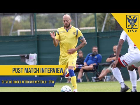 Post Match Interview KVC Westerlo - STVV | Steve De Ridder | STVV