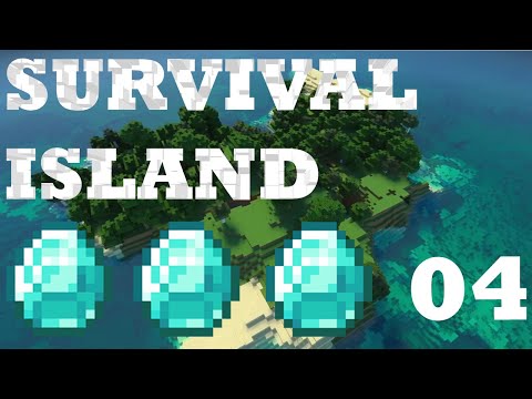 Insane Diamond Find on Minecraft Island!!