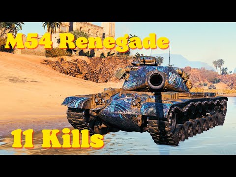 World of tanks M54 Renegade - 6,4 K Damage 11 Kills, wot replays