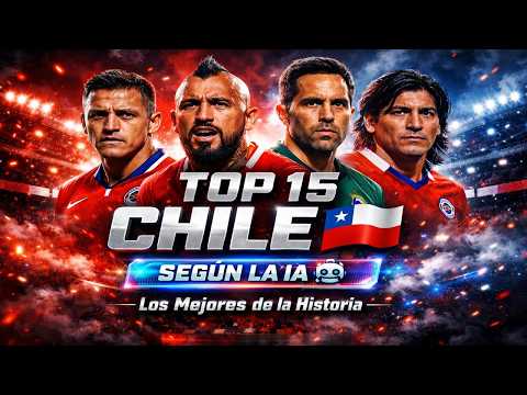 TOP 15 Mejores Jugadores de Chile en la Historia 🇨🇱⚽ (Según la IA)