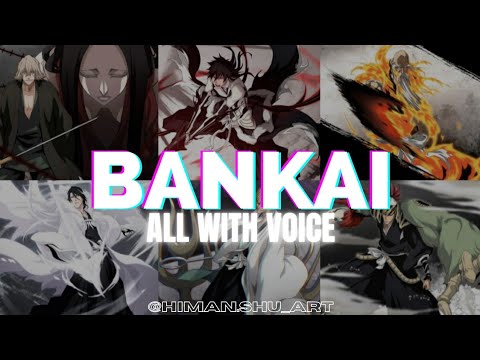 All bleach bankai || clear voices || without bgm