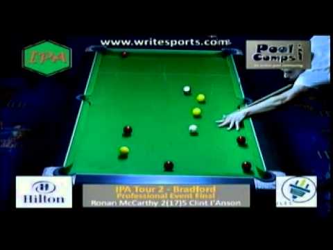 Bradford Pro Final - C I'Anson v Ronan McCarthy